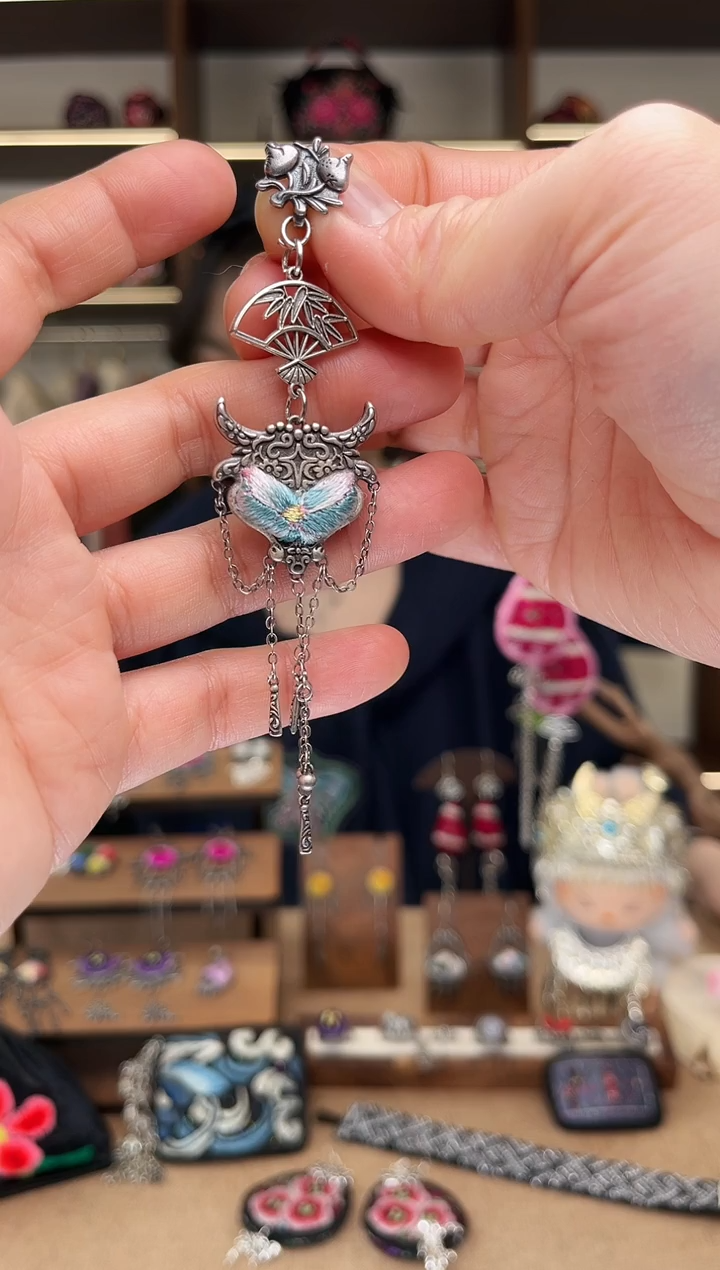 织绣1959黔东南苗族刺绣