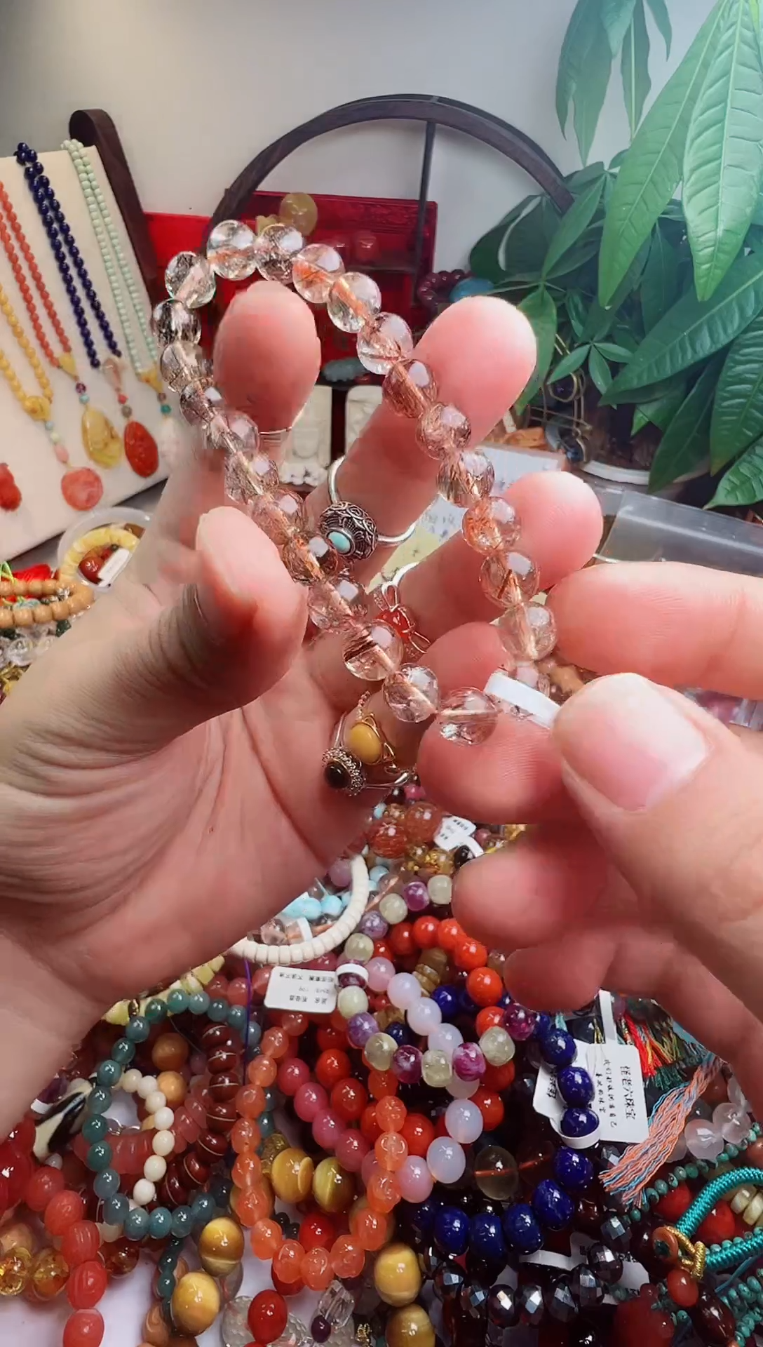 未镶嵌手链水晶幸***头  一物一件）000815