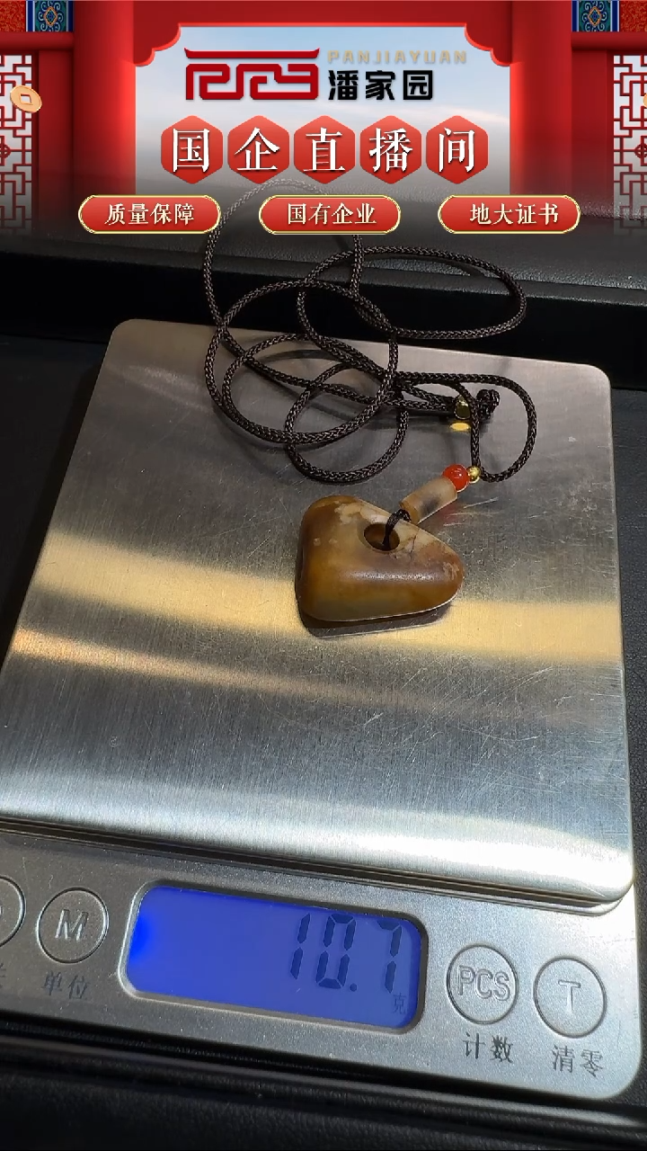 颈饰未镶嵌和田玉442-LSY-1204-和田玉-元宝-新疆-27*22*10mm-