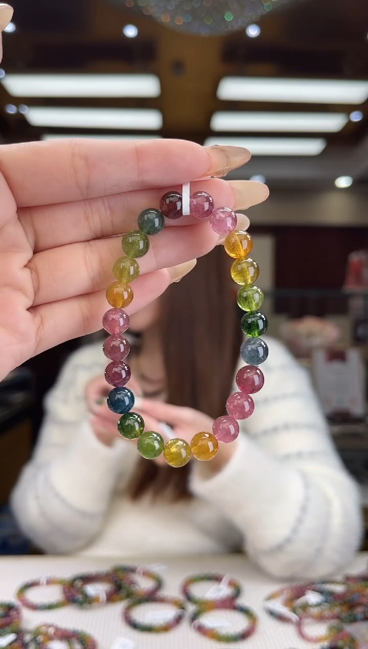 【闪购商品】碧玺/未镶嵌8mm+碧玺单圈32多样性发货