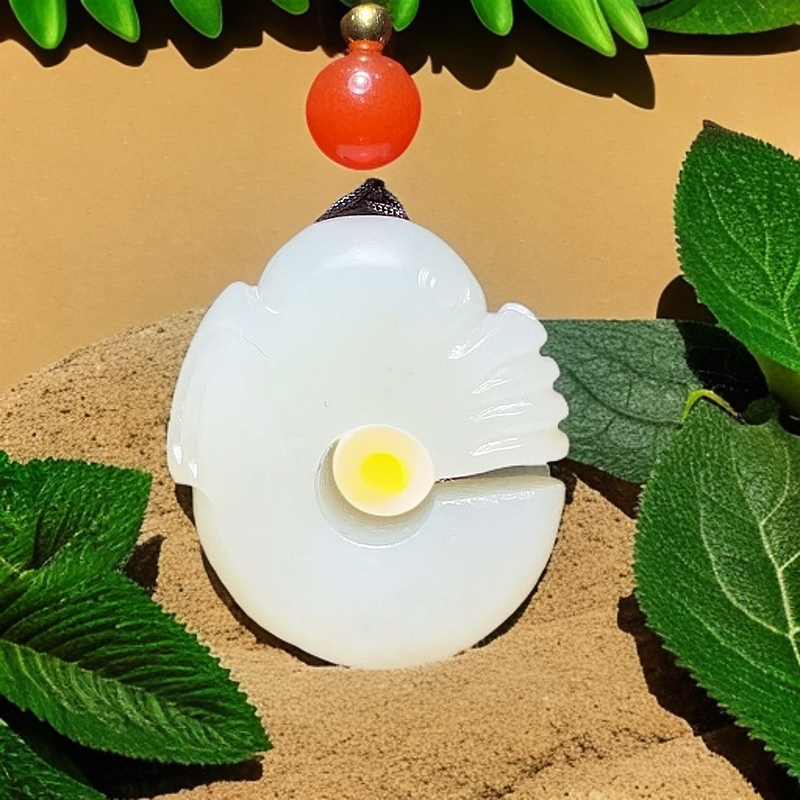 和田玉吊坠(不含链)未镶嵌