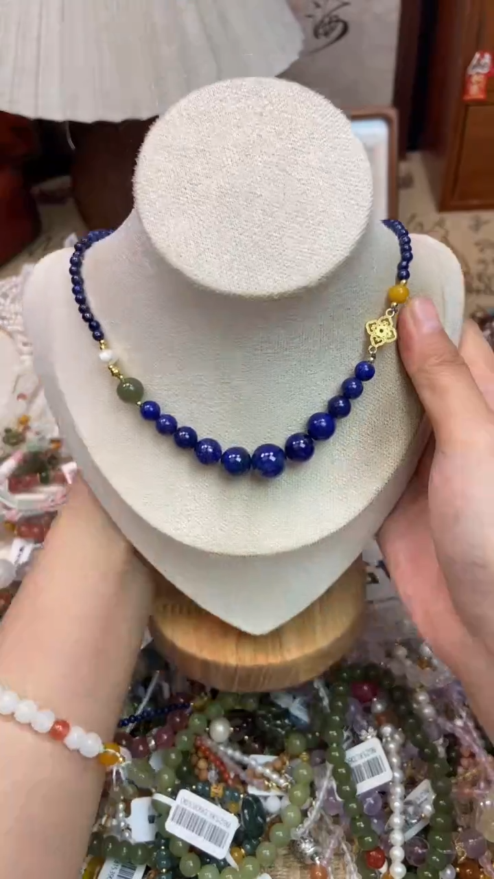 项链青金石未镶嵌459