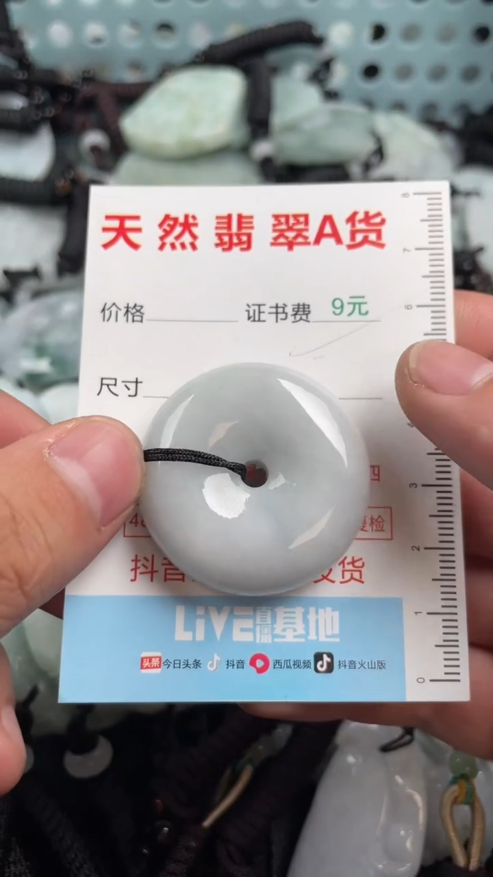 翡翠未镶嵌吊坠(不含链)1