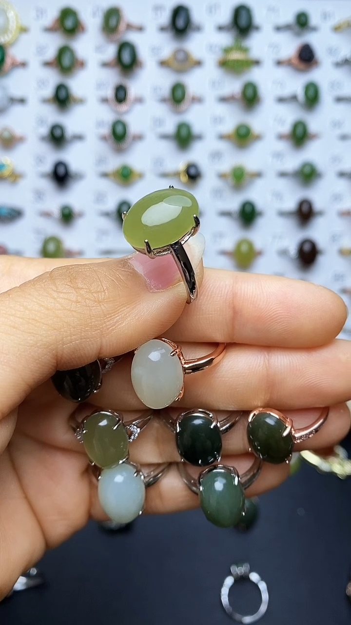 【闪购商品】和田玉戒指未镶嵌1