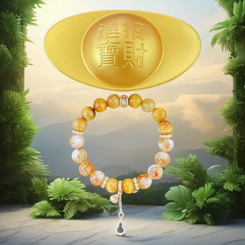 七夕送礼首选金玉满堂手串多样性发其一10mm