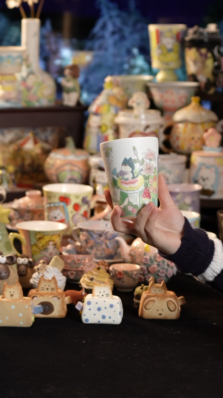 其他陶景德镇釉下彩手绘设计师款陶瓷