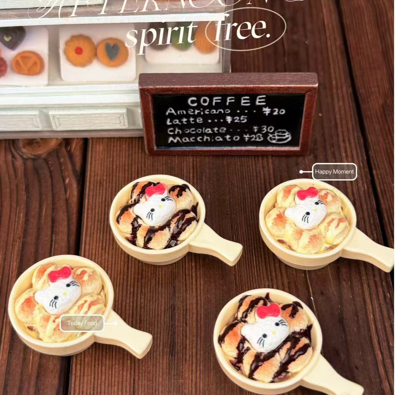 【开芯定制】kt烤棉花糖 高品树脂仿真食玩 树脂配件手机饰