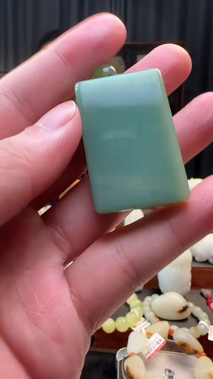 吊坠(不含链)未镶嵌和田玉挂件31g