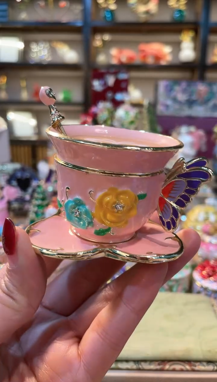 【闪购商品】精致珐琅彩首饰盒