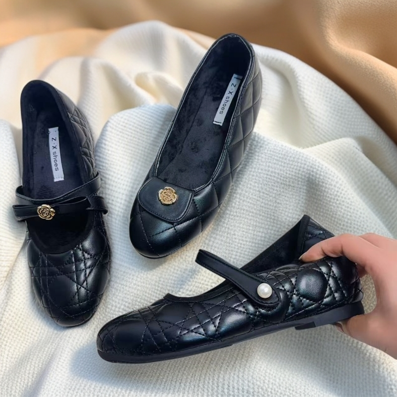 增高4cm黑色法式小香风玛丽珍单鞋2025新款春秋韩版温柔晚晚鞋