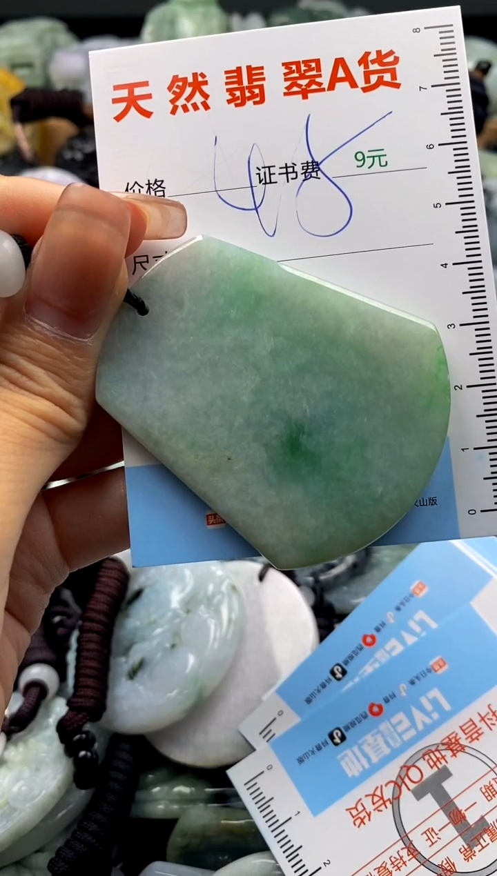 翡翠未镶嵌吊坠(不含链)1