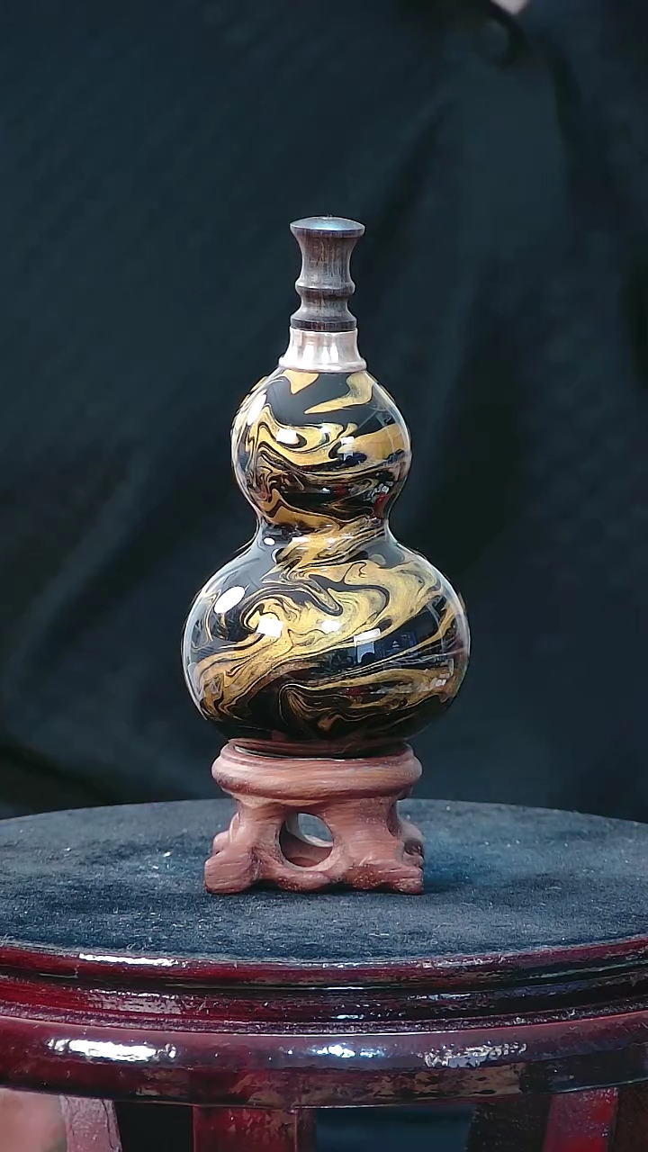 藤X***戈葫芦茶刀把件952