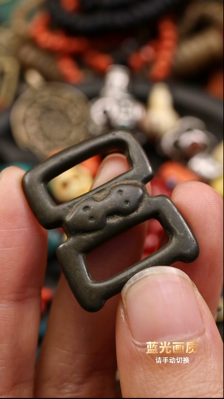 老天铁经书扣配饰