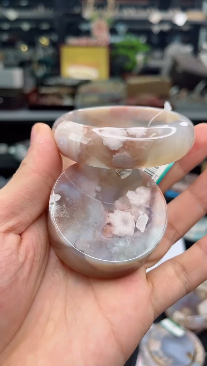 【闪购商品】石英质玉手镯未镶嵌54圈口（赠品镯心）3505279