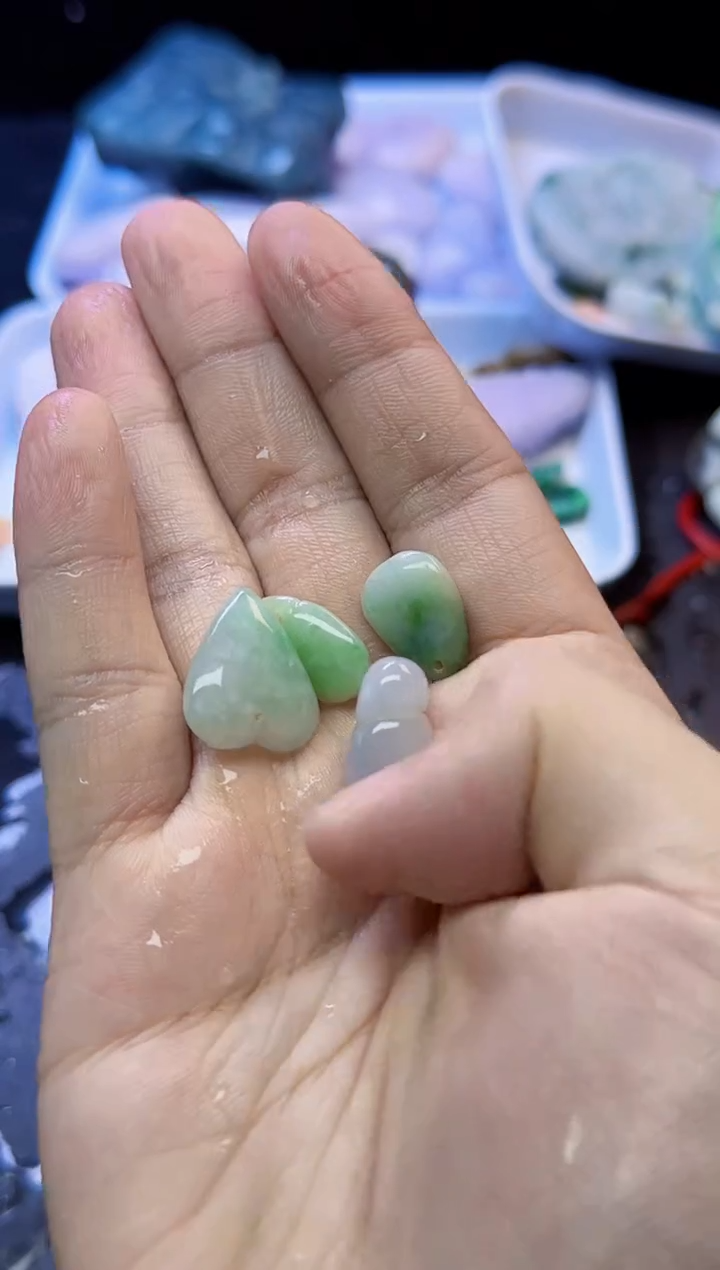 颈饰未镶嵌翡翠自*023