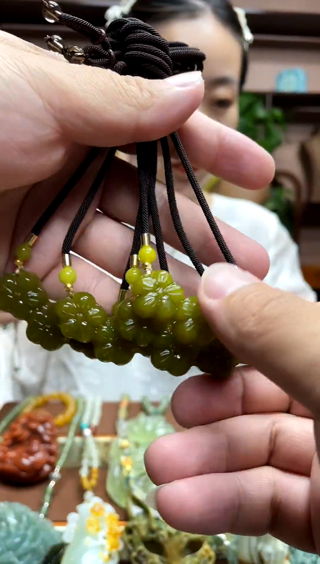 未镶嵌岫玉吊坠多样性发货发其中之一