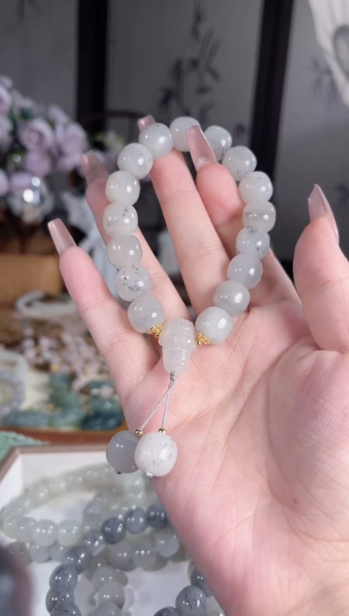 手链未镶嵌和田玉多样性发货其一默认天然特征