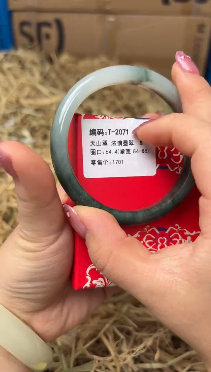 未镶嵌手镯石英质玉T-2071