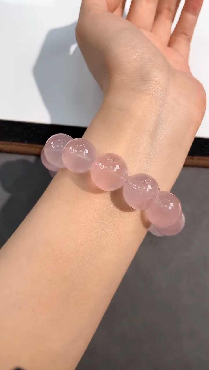 【闪购商品】水晶手链未镶嵌50号马粉单圈17mm