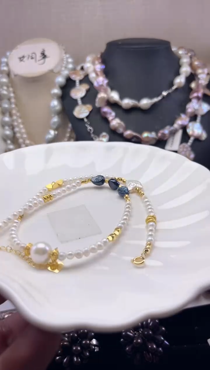 未镶嵌项链淡水珍珠【纯恬珠宝】