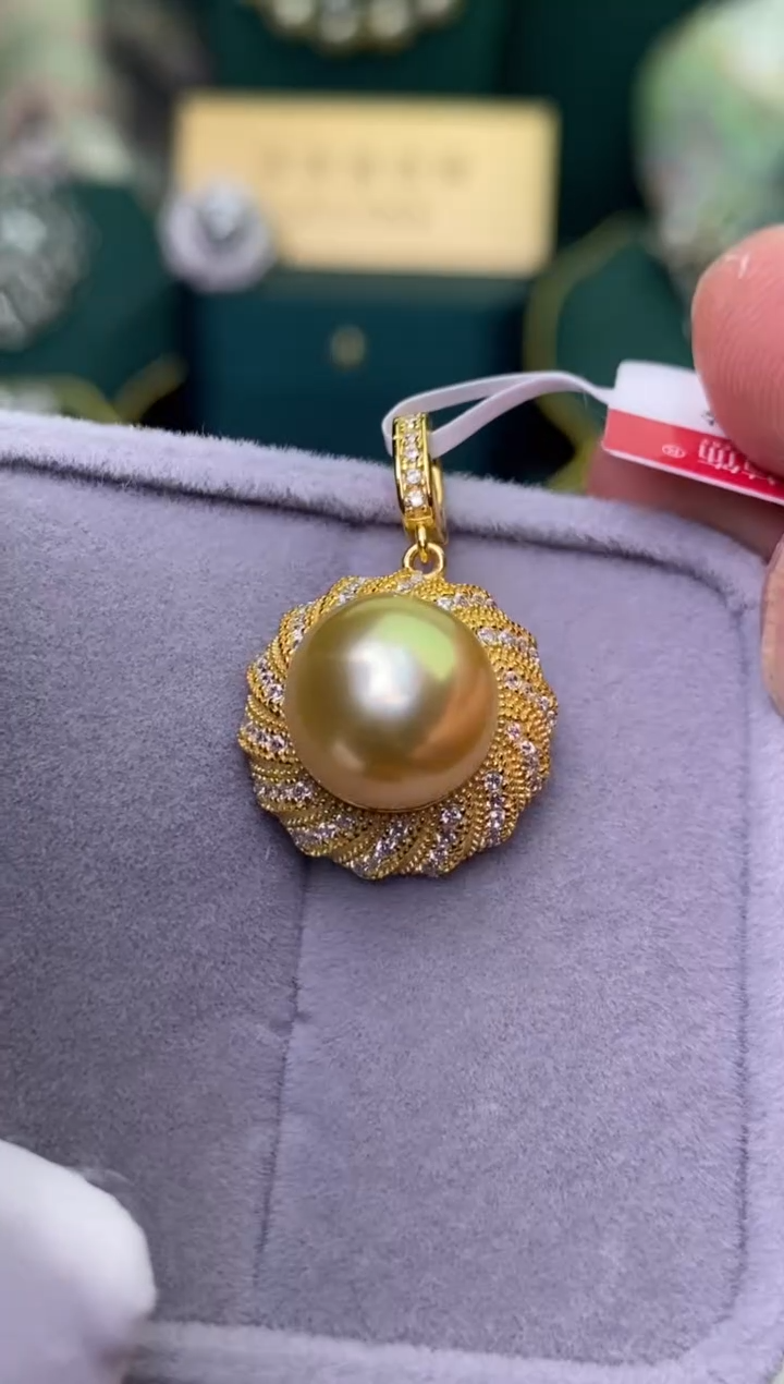 【闪购商品】海水珍珠颈饰银S925镶嵌11-12