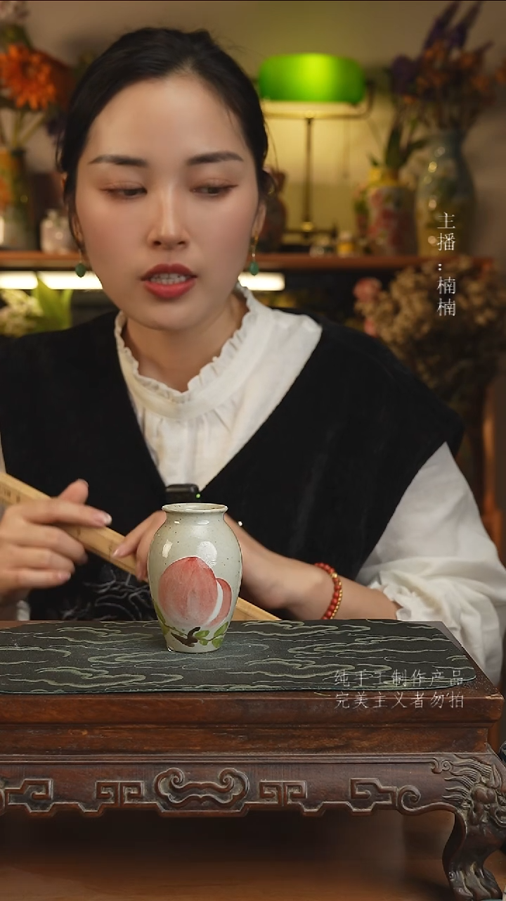 摆件景德镇陶瓷原创花器花器