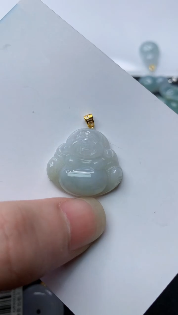 【闪购商品】翡翠颈饰18K金镶嵌17........