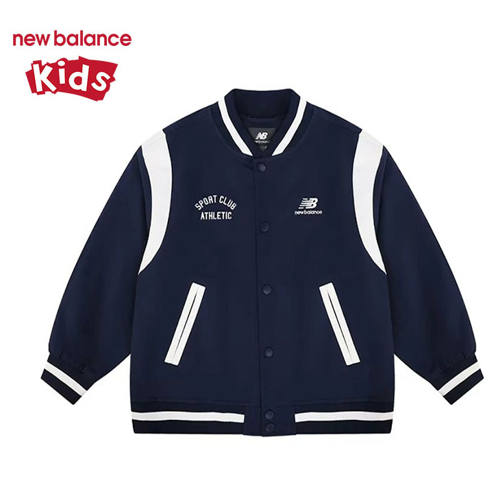 NEW BALANCE童装男童女童夹克春季中大童棒球服儿童外套7AF1F013