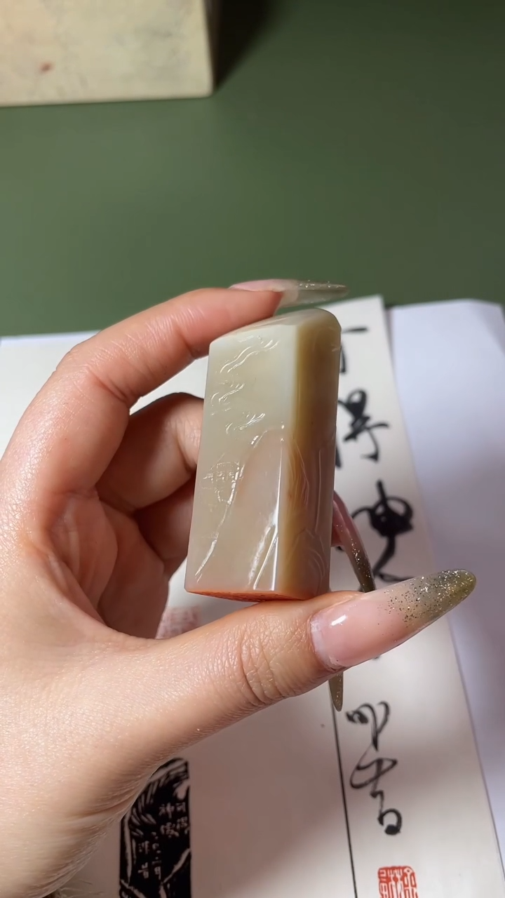 寿山石印石篆刻金林西X48659-Z可得神仙