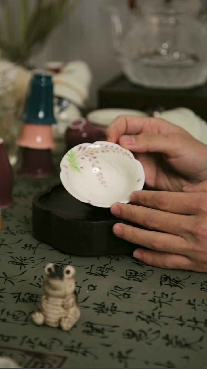 【闪购商品】瓷片手绘主人杯*茶器茶具******