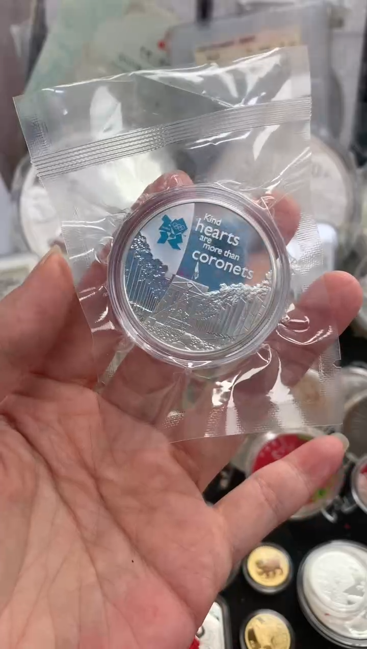 银Ag925伦敦奥运会银币仁心