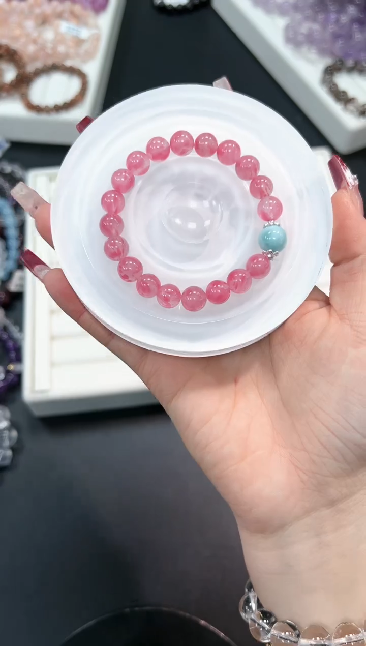 【闪购商品】水晶手串未镶嵌7g多样性发其一/1条默认微瑕