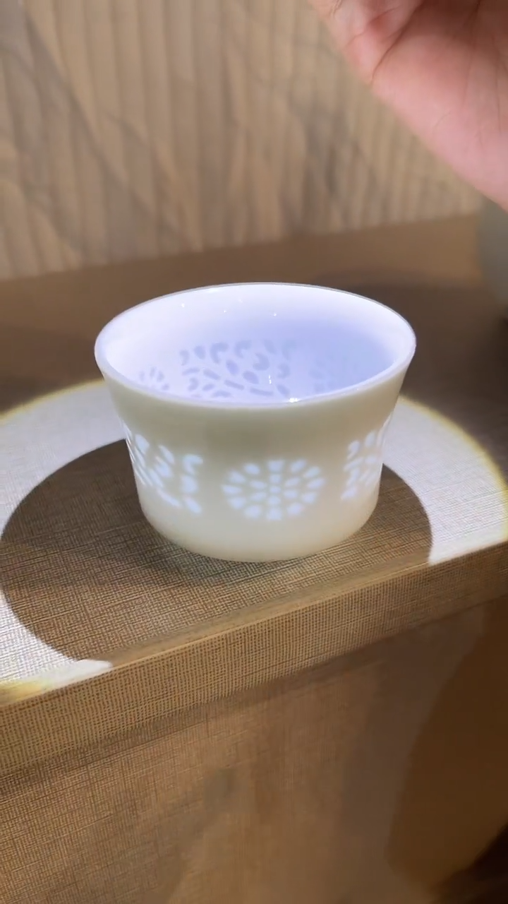 景德镇高温瓷玲珑瓷马蹄