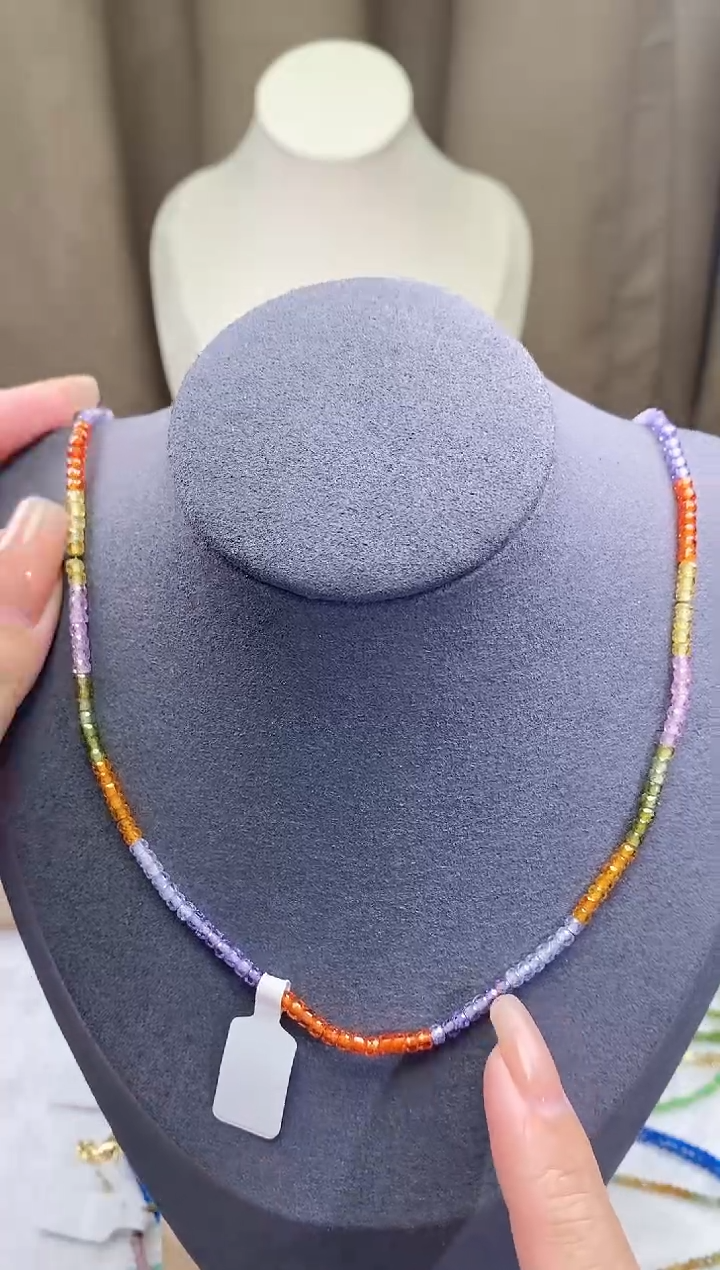 【闪购商品】蓝宝石颈饰14K金镶嵌诗颜甄选珠宝SYZB004