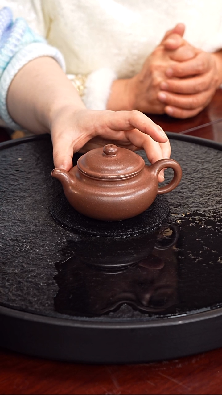 紫砂无张彩萍  仿古65 紫潭泥  200毫升