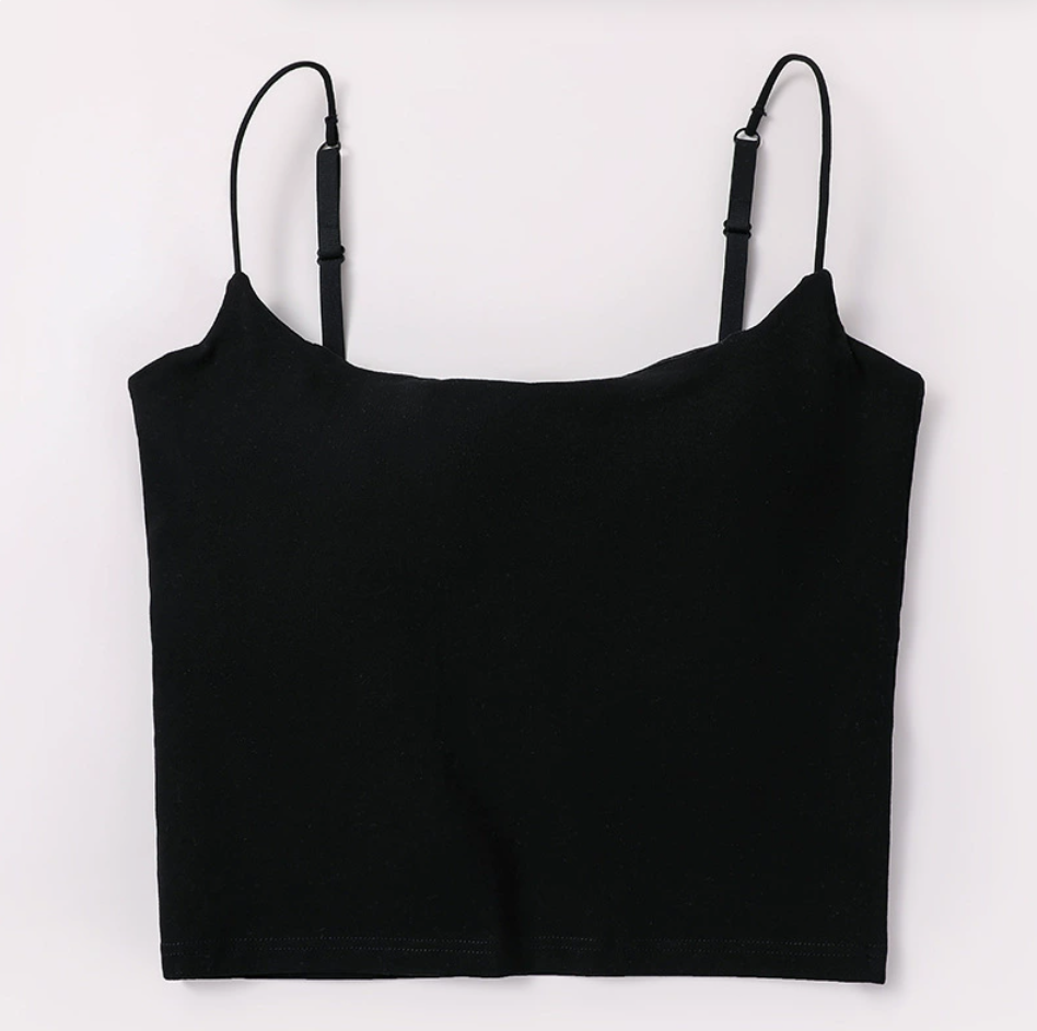 【娇妻】性感修身背心套装纯欲风露背迷人唯美吊带内搭诱惑A100