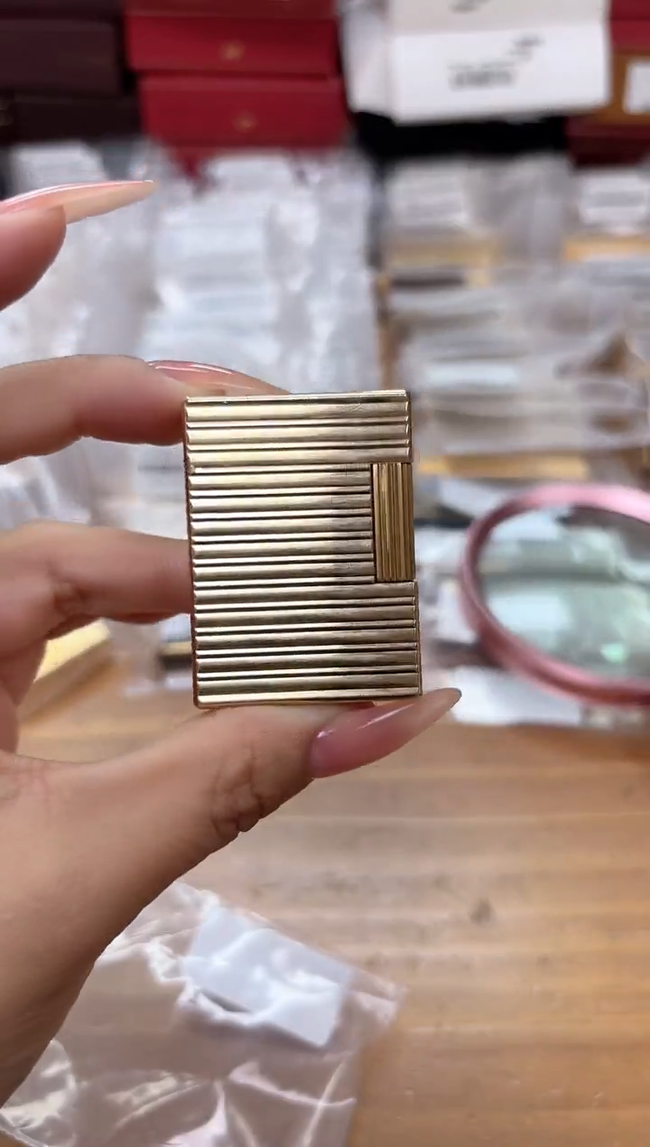 纯铜都家L1小号金色横纹