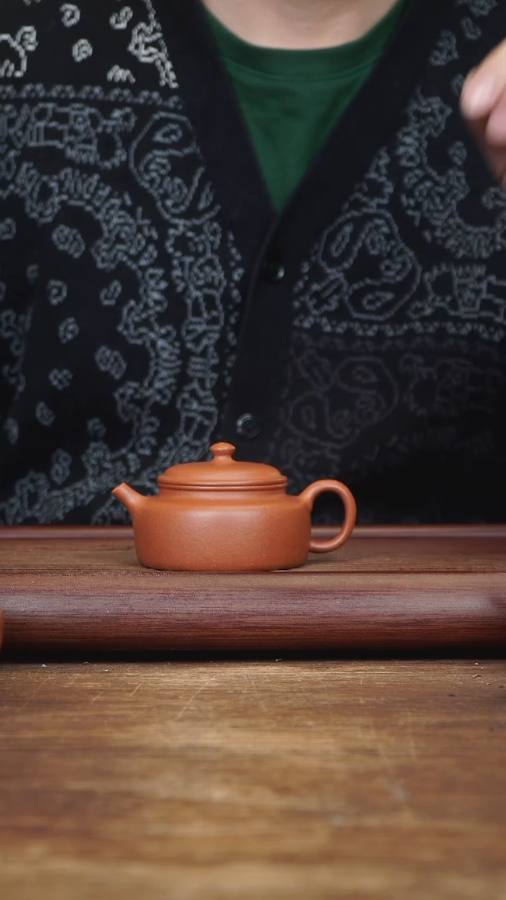 【闪购商品】紫砂茶壶130ml 薄胎平底德钟 内推 降坡泥