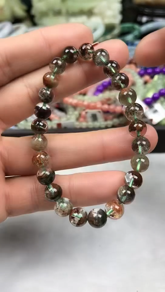 【闪购商品】水晶手串未镶嵌绿幽灵手串