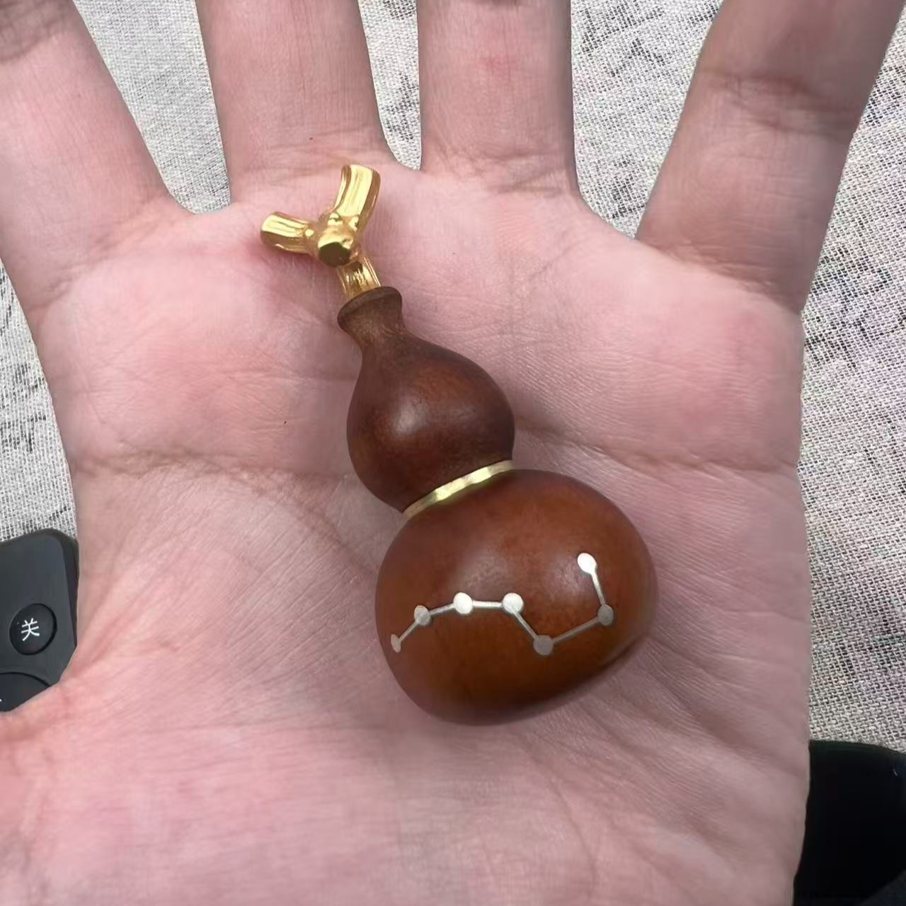 雷击枣木老料镶银