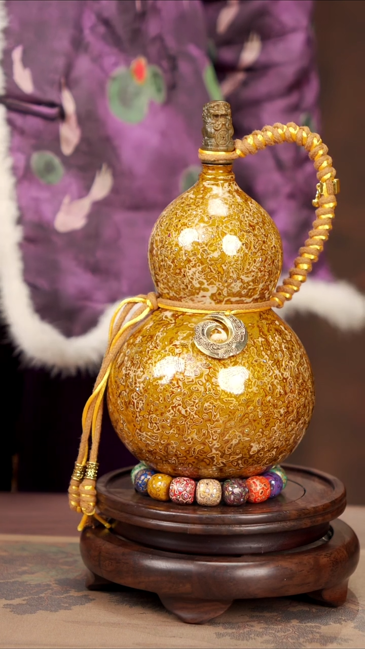 【闪购商品】80易林高端工艺大漆酒葫芦--588