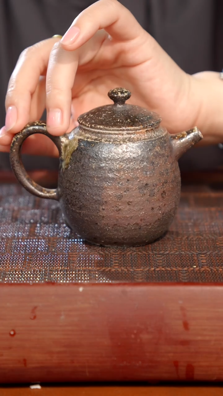 陶瓷奢瓷/瑞寅柴烧茶器（壶）1702