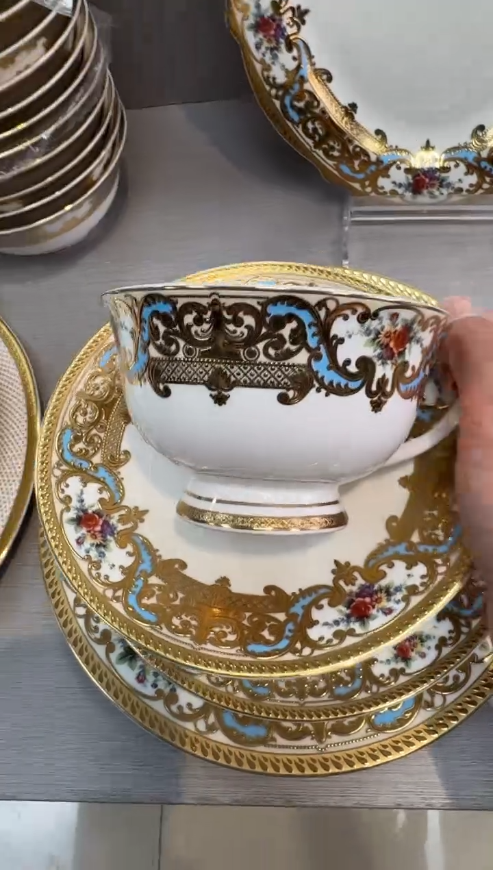 【闪购商品】瓷片咖啡杯碟福利款