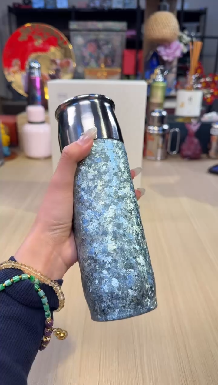 140雅韵磁吸钛杯-冰花蓝