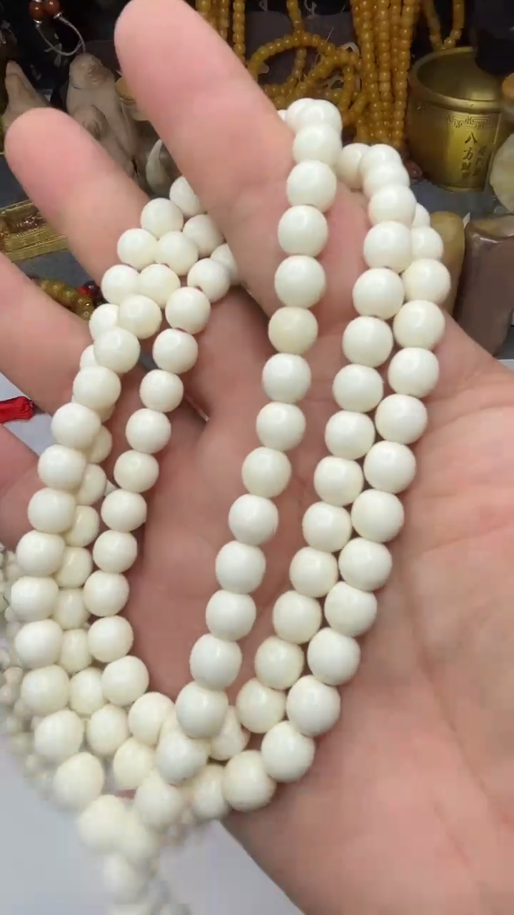 驼骨手串/手链0.8驼骨圆珠108
