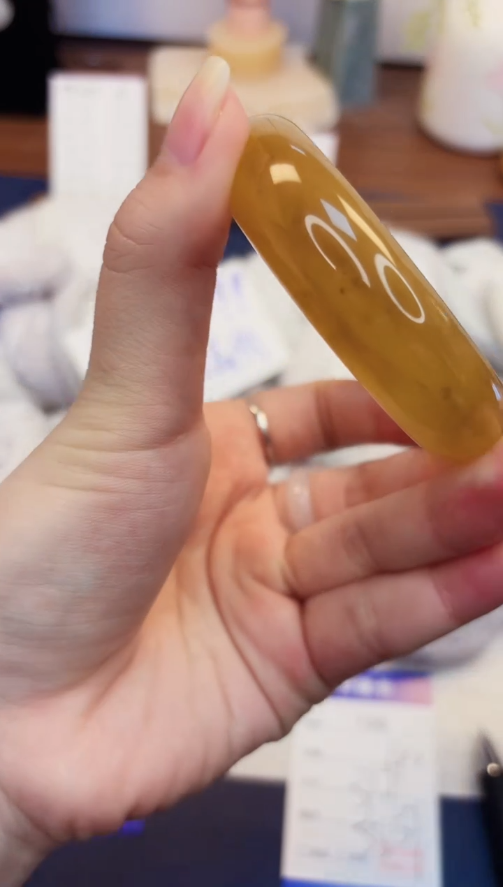 【闪购商品】石英质玉手镯未镶嵌130-财气镯-圈口57