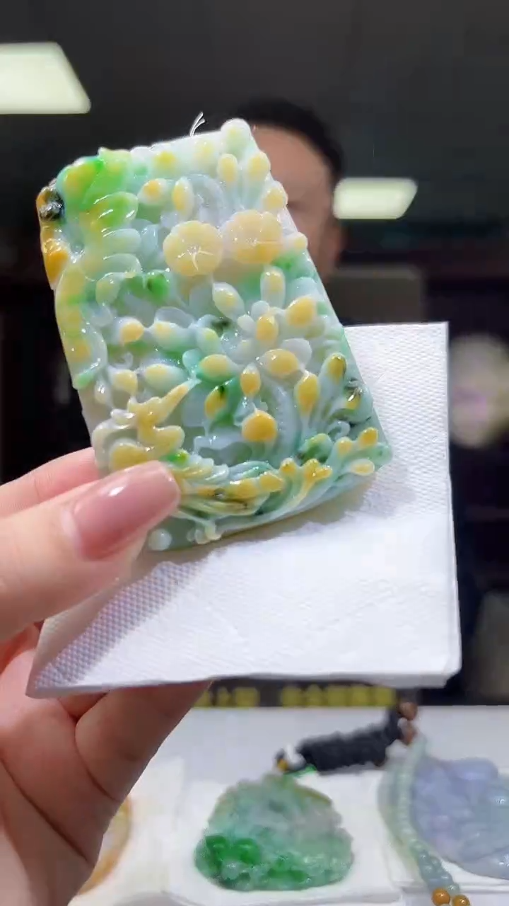 未镶嵌定制翡翠01/1221/C/花鸟