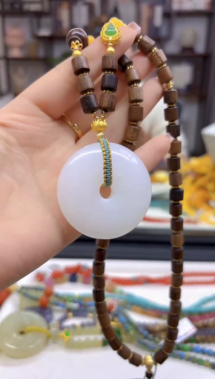 【闪购商品】和田玉（白玉）毛衣链未镶嵌M401