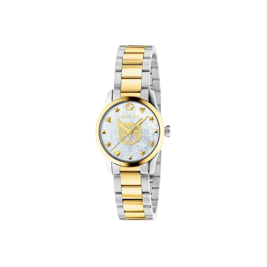GUCCI/古驰【618限定】腕表 石英机芯 精钢表带 27mm YA1265012