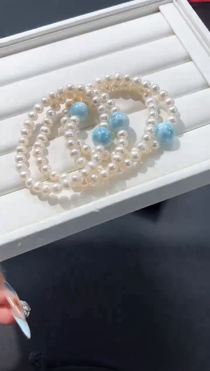 未镶嵌手串淡水珍珠99h多样性发其一【1条】默认微瑕